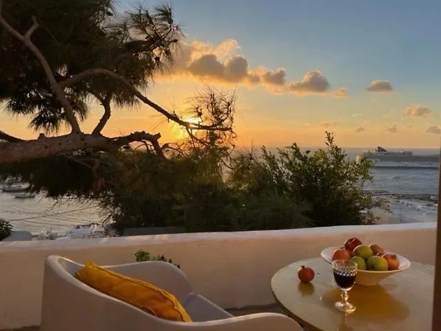 아파트 Anemones Sea View Mykonos Town